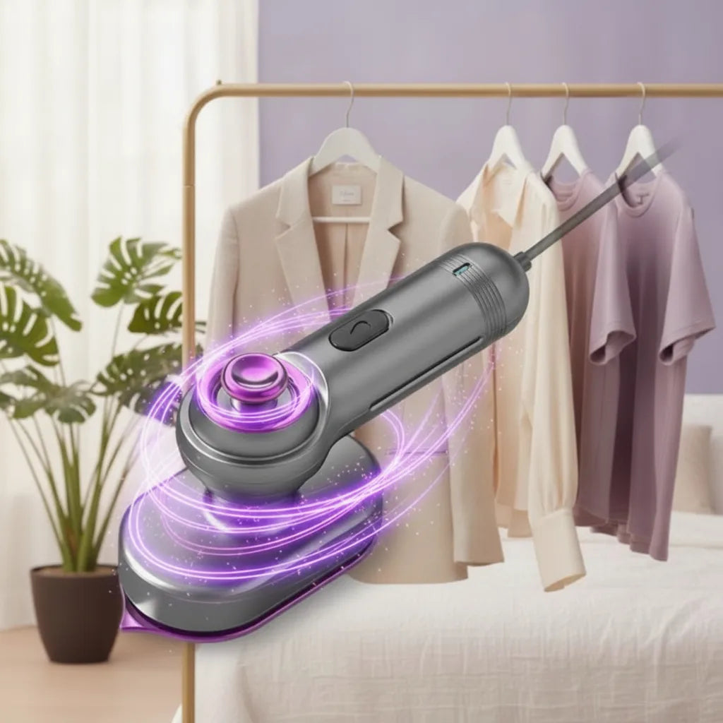 Handlicher Dampfglätter für Kleidung mit drehbarem Griff -    Zorenza