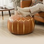 Pouf mit Stauraum und Handstickerei -    Zorenza