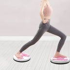 Twist-Board mit Widerstandsbändern – Drehscheibe für Zuhause -    Zorenza