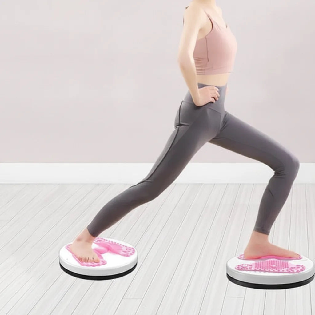 Twist-Board mit Widerstandsbändern – Drehscheibe für Zuhause -    Zorenza