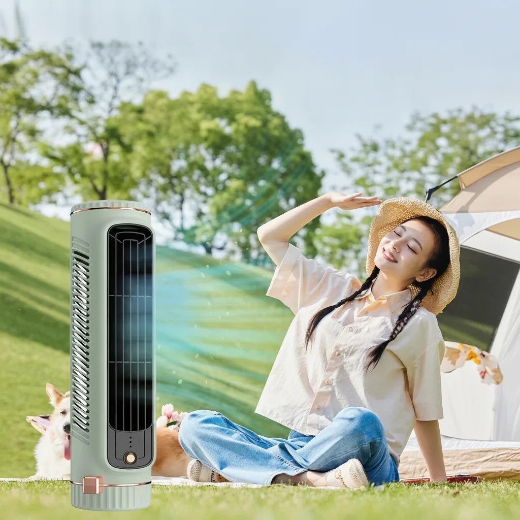 Turmventilator kabellos mit 360°-Luftzirkulation -    Zorenza