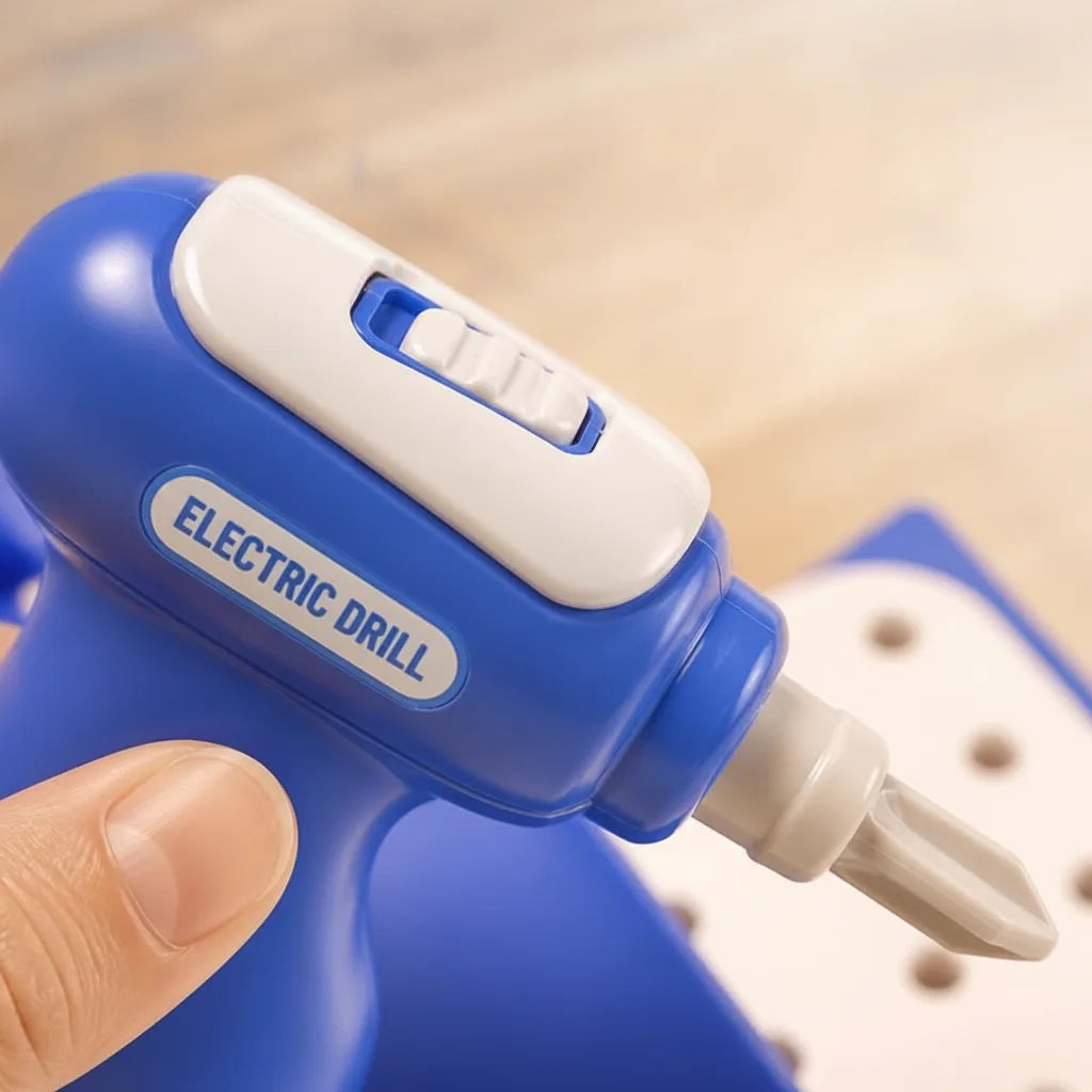 Kinder-Werkzeugset mit Bohrer, Säge und Hammer -    Zorenza