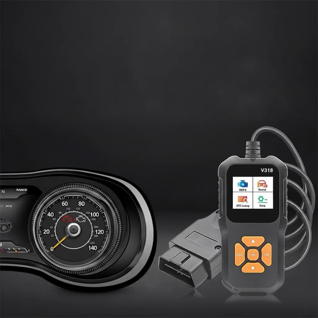 OBD2-Diagnosegerät V520 mit Farbdisplay – OBDII, EOBD, CAN -    Zorenza