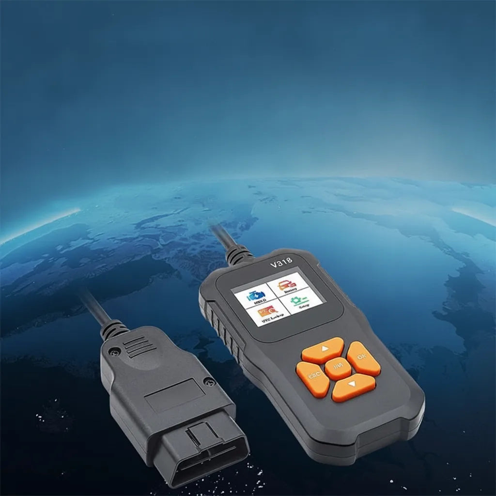 OBD2-Diagnosegerät V520 mit Farbdisplay – OBDII, EOBD, CAN -    Zorenza