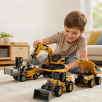 Ferngesteuertes Baustellenfahrzeug-Set für Kinder -    Zorenza