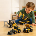 Ferngesteuertes Baustellenfahrzeug-Set für Kinder -    Zorenza