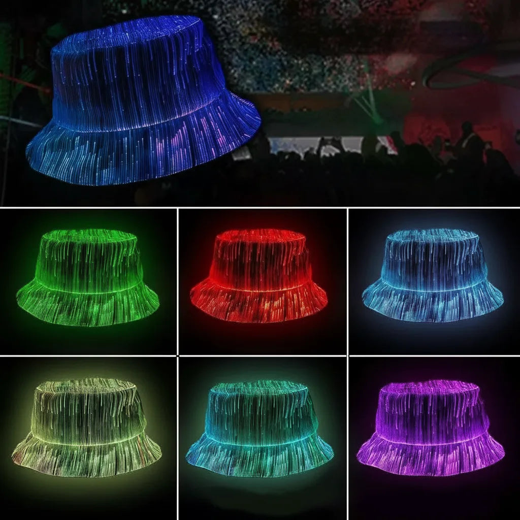 LED Bucket Hat mit Lichteffekten -    Zorenza