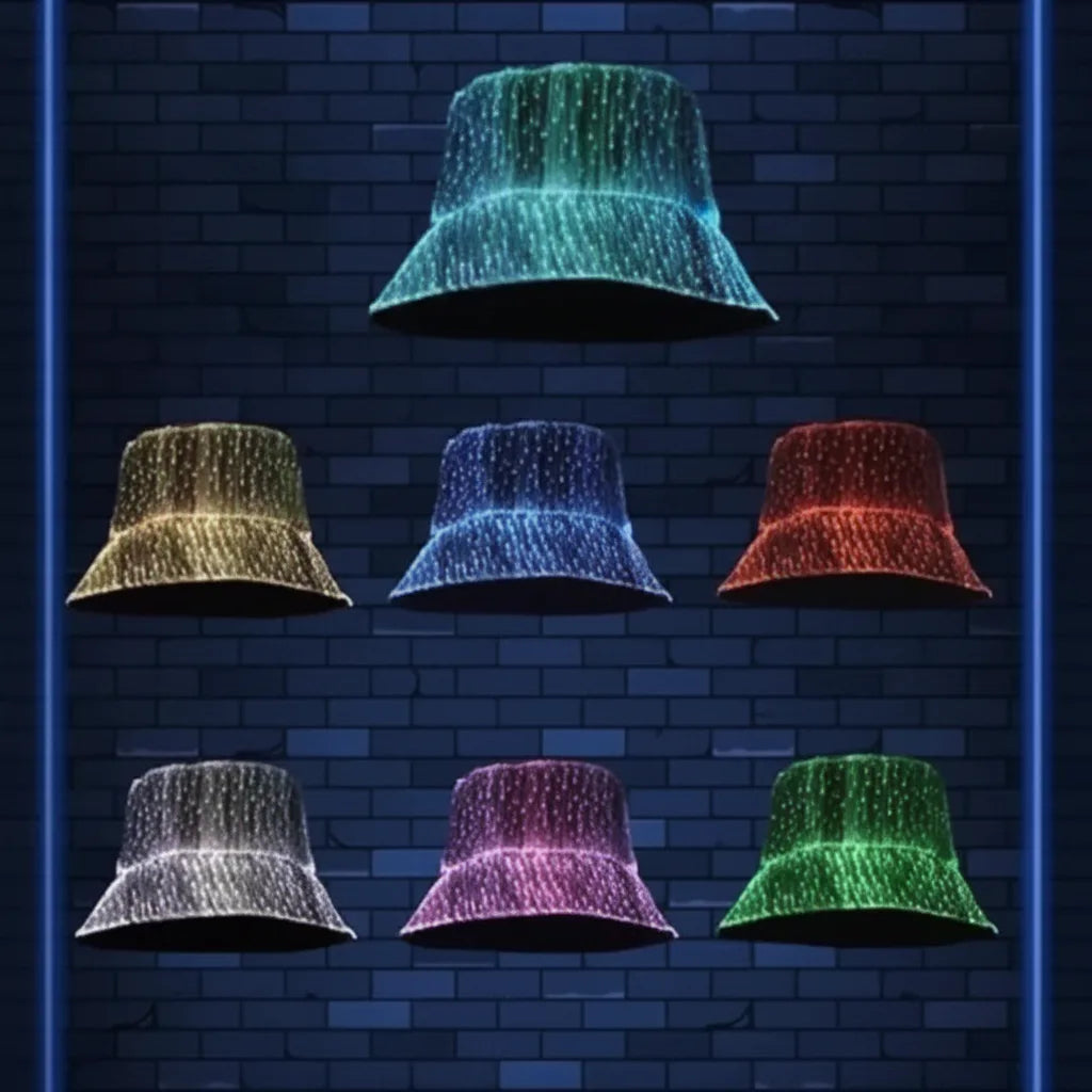 LED Bucket Hat mit Lichteffekten -    Zorenza