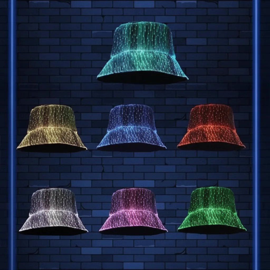 LED Bucket Hat mit Lichteffekten -    Zorenza