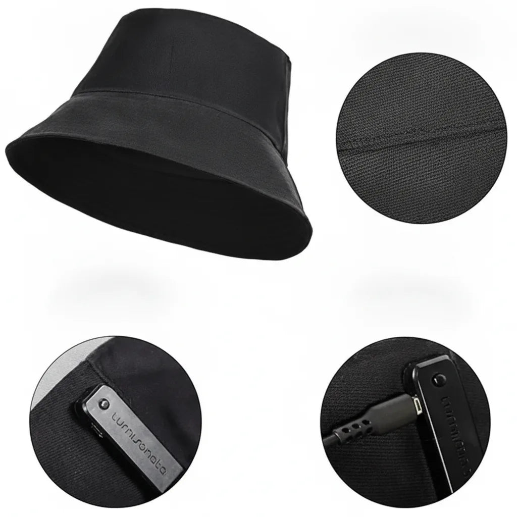 LED Bucket Hat mit Lichteffekten -    Zorenza