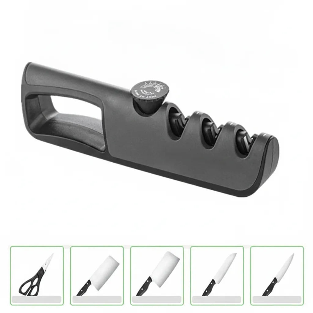 Messerschärfer 4-in-1 mit Scherenschlitz -    Zorenza
