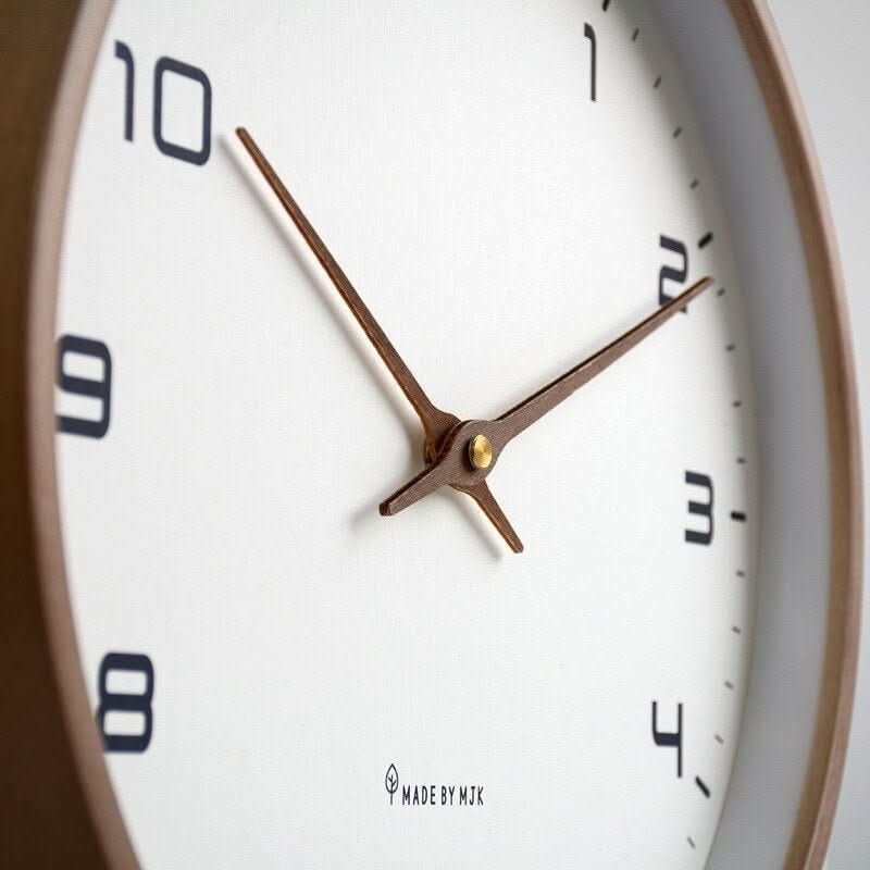 Lautlose Holzwanduhr – Kein Ticken, nur Stille Zorenza
