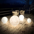 Mondlampe mit Touch-Steuerung und Holzständer -    Zorenza