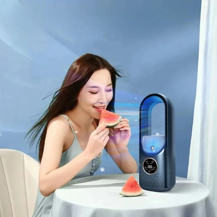 Luftkühler USB Turmventilator mit Wassertank und Display -    Zorenza