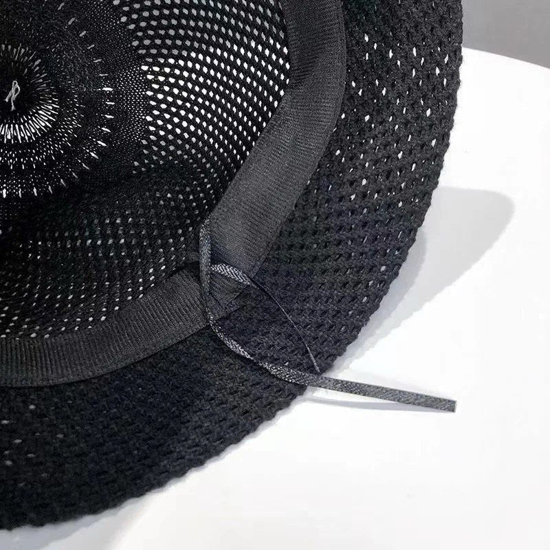 Strohhut Damen mit breiter Krempe – Retro-Design -    Zorenza