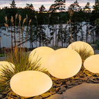 LED Steinleuchte für Garten – Wetterfest mit USB-Ladung und Fernbedienung -    Zorenza