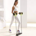 Bauchtrainer mit Rollen und Widerstandsband -    Zorenza