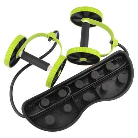 Bauchtrainer mit Rollen und Widerstandsband -    Zorenza