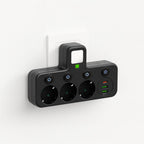 Steckdosenleiste mit USB-Anschlüssen und Schalter -    Zorenza