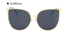 Sonnenbrille Katzenaugen-Design mit Aviator-Elementen -    Zorenza