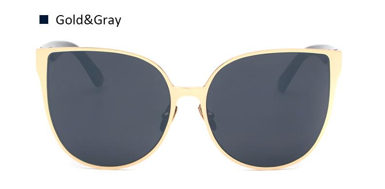 Sonnenbrille Katzenaugen-Design mit Aviator-Elementen -    Zorenza
