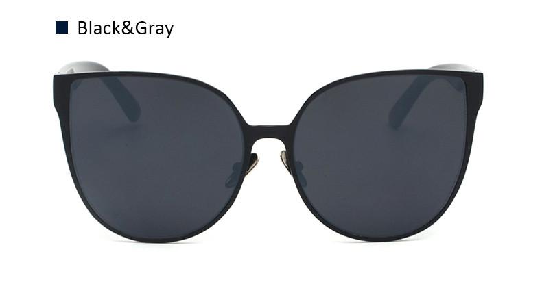 Sonnenbrille Katzenaugen-Design mit Aviator-Elementen -    Zorenza