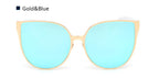 Sonnenbrille Katzenaugen-Design mit Aviator-Elementen -    Zorenza