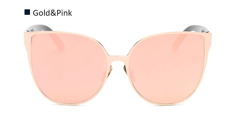 Sonnenbrille Katzenaugen-Design mit Aviator-Elementen -    Zorenza