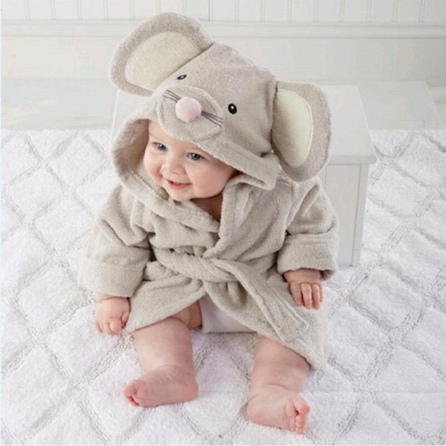 Babyhandtuch mit Kapuze – Weiche Baumwolle für warmes Einwickeln nach dem Bad -    Zorenza