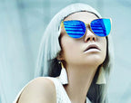 Sonnenbrille Katzenaugen-Design mit Aviator-Elementen -    Zorenza
