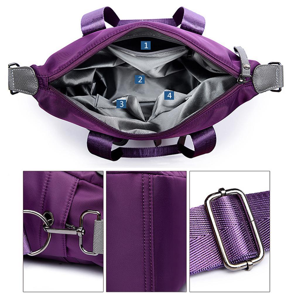 Damen Schultertasche wasserdicht mit Mehrfachtaschen -    Zorenza