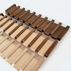 Wandgarderobe aus Holz im Piano-Design – 4-8 Haken -    Zorenza