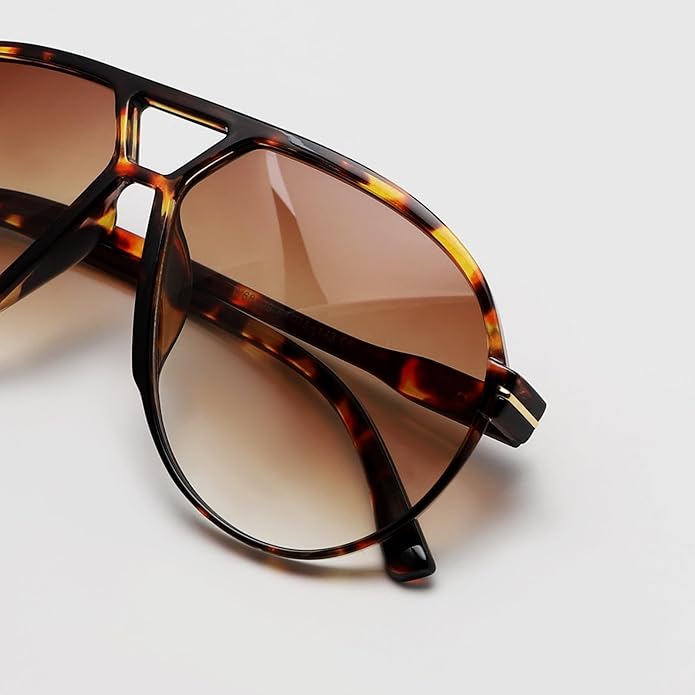 Sonnenbrille Aviator Oversize – Retro Design mit UV400 Schutz -    Zorenza