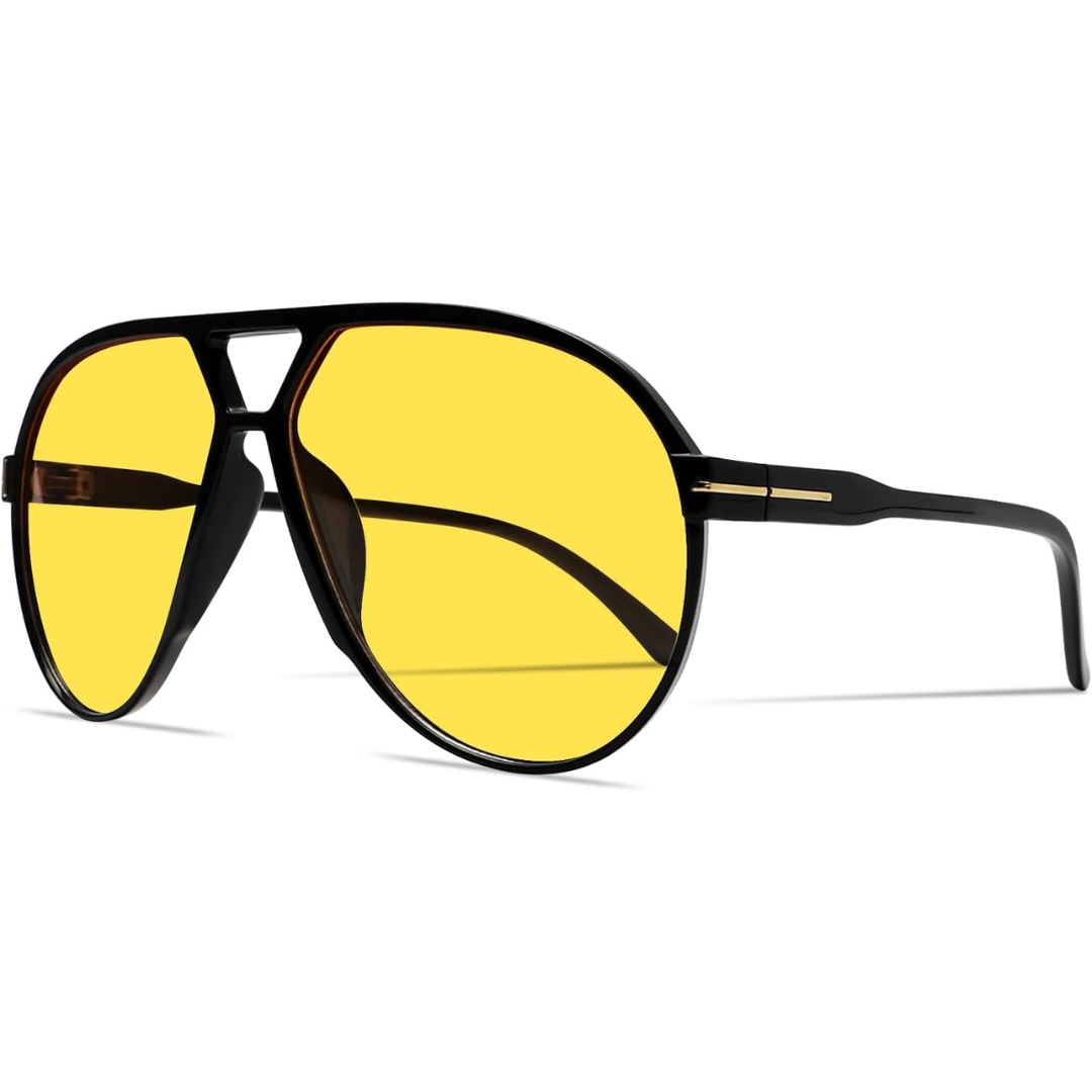 Sonnenbrille Aviator Oversize – Retro Design mit UV400 Schutz -    Zorenza