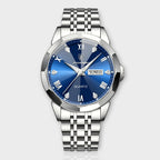 Elegante Herrenuhr mit Quarzwerk und Edelstahlarmband -    Zorenza
