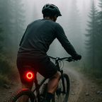 Rücklicht für Fahrrad mit Bremslicht-Funktion und 6 Modi -    Zorenza
