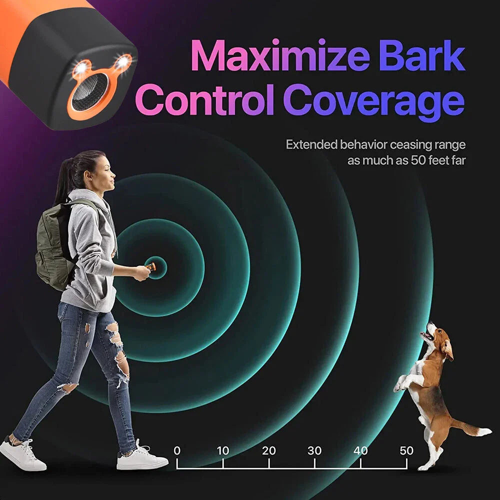 Ultraschall-Hundetrainer – Sanfte Bellkontrolle mit 3 Modi -    Zorenza