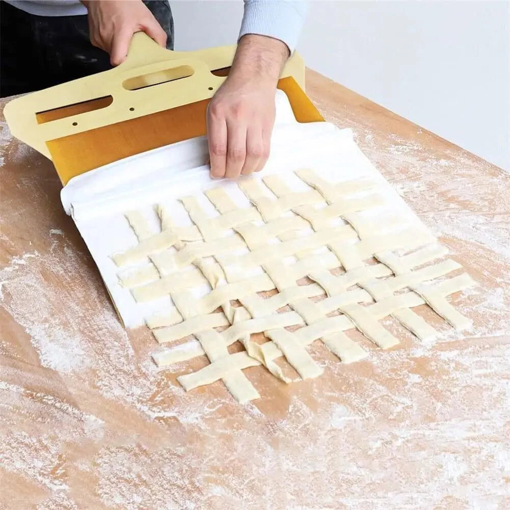 Pizzaheber Holz mit Edelstahl-Klinge – Profi-Design -    Zorenza