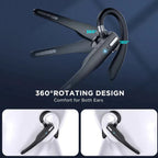 Bluetooth Headset 5.1 mit Geräuschunterdrückung -    Zorenza