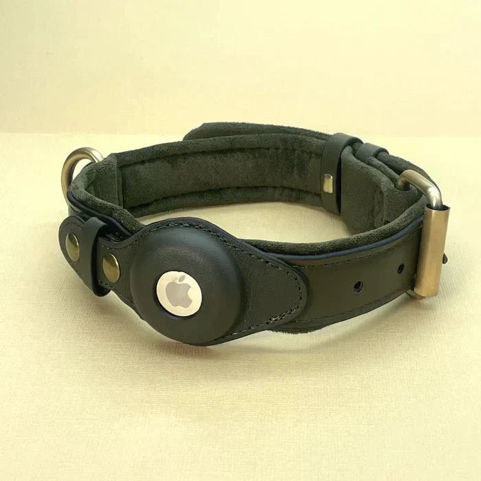 Hundehalsband mit AirTag-Halterung für GPS-Ortung -    Zorenza