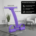 Fitnessband mit Fußstützen für Ganzkörper-Training -    Zorenza