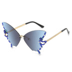 Sonnenbrille Schmetterling mit Kristallverzierung -    Zorenza