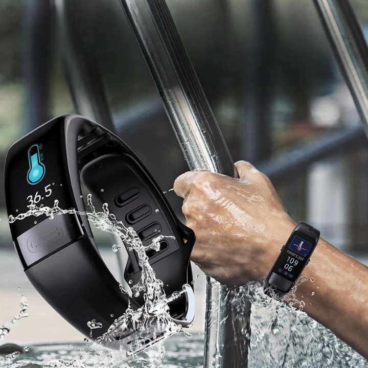 Fitness-Smartwatch mit Farbdisplay – USB-Ladung & 10 Tage Akku -    Zorenza