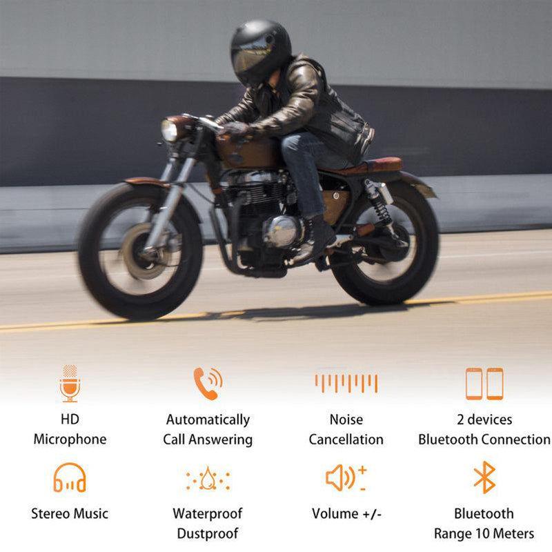 Bluetooth-Headset für Motorradhelm – Musik und Kommunikation -    Zorenza