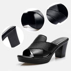 Plateau-Sandalen mit Blockabsatz -    Zorenza