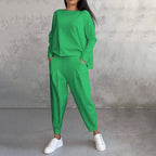 Damen Loungewear-Set mit Taschen – Leichtes Polyester -    Zorenza