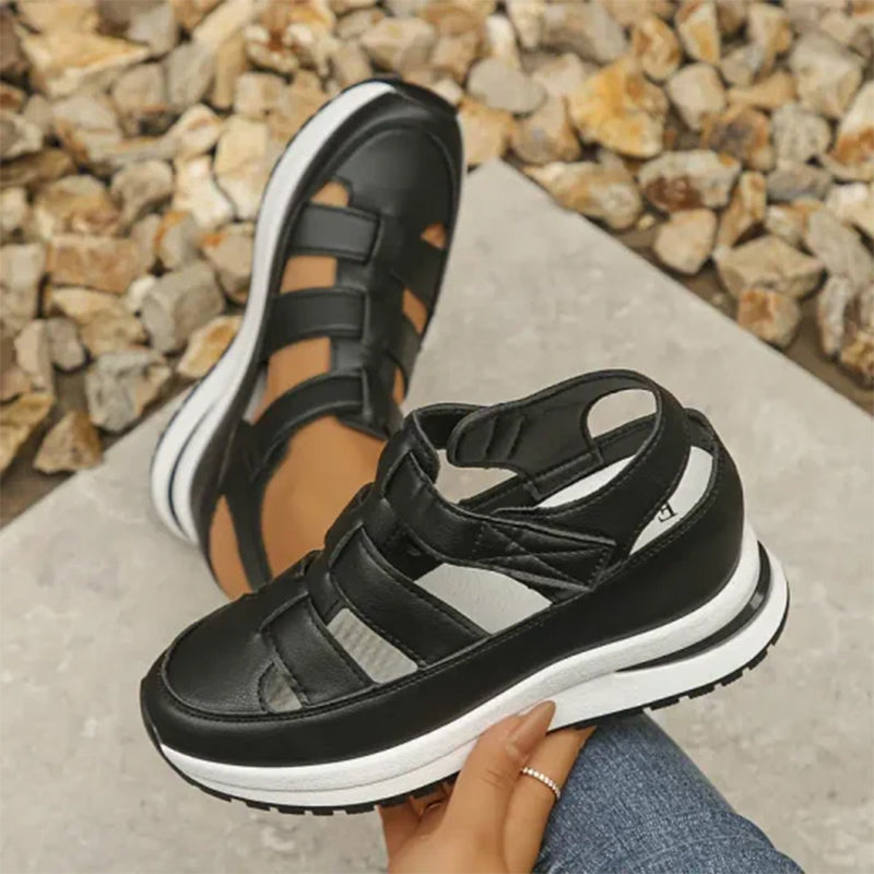 Geschlossene Sandalen mit Luftkissensohle – Rutschfest und verstellbar -    Zorenza