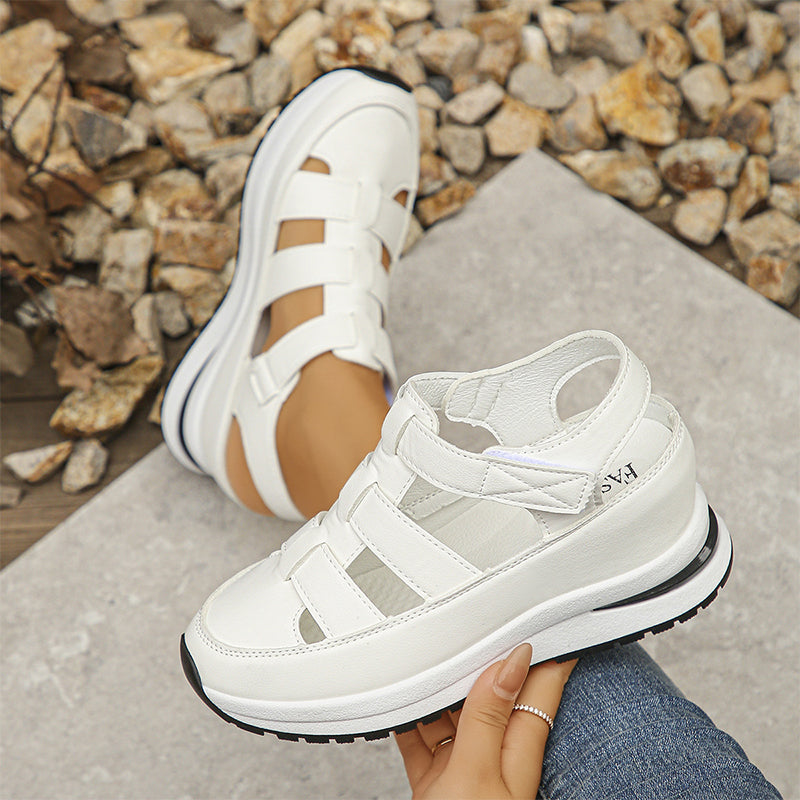 Plateau-Sneaker-Sandalen mit Klettverschluss -    Zorenza