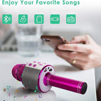 Kabelloses Karaoke-Mikrofon mit Bluetooth und Lautsprecher -    Zorenza