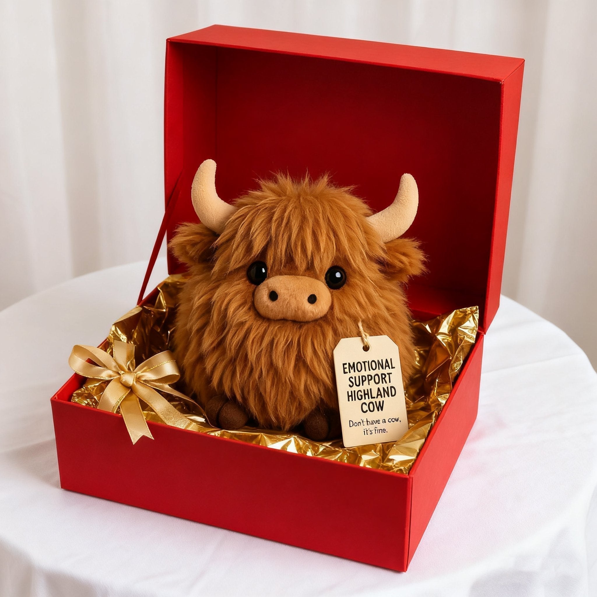Kuscheltier Highland-Kuh – Emotionale Unterstützung -    Zorenza